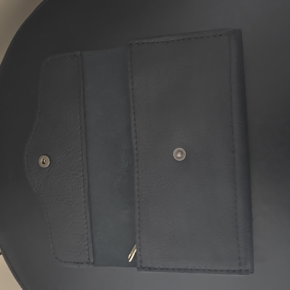 NEW Portland Leather Goods Large Bozeman Wallet/Black - Picture 9 of 12